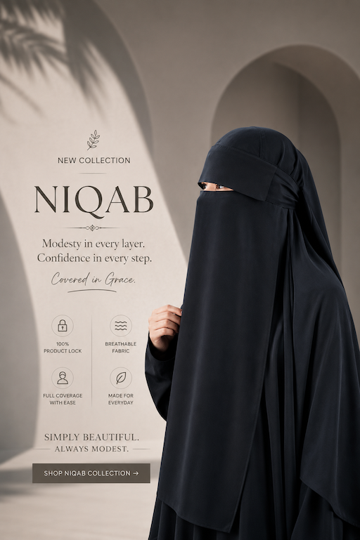Veiled Grace: Niqabs & Veils