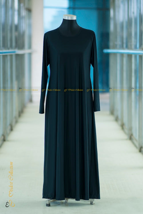 Jersey Slip Dress Black
