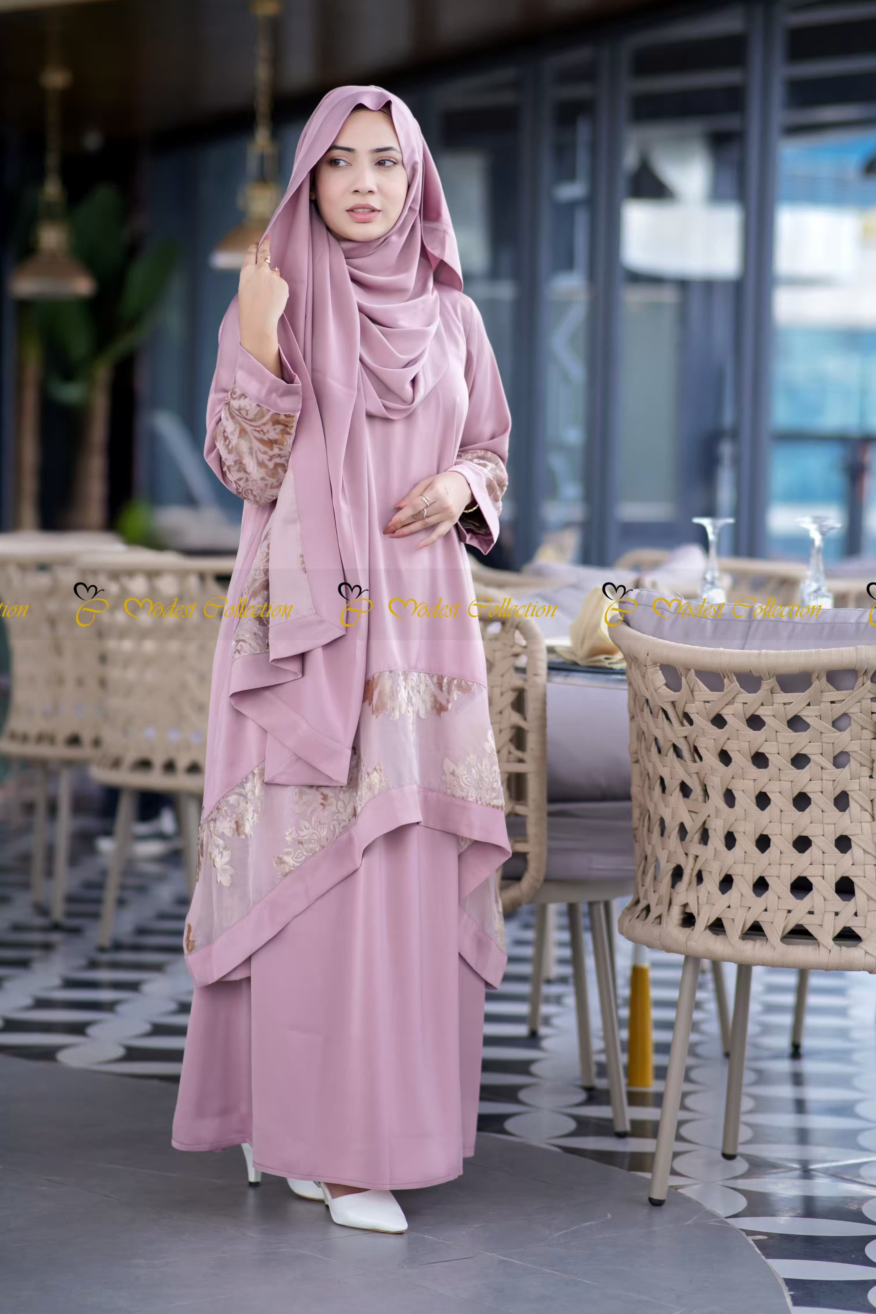 Emrose Dress Mauve