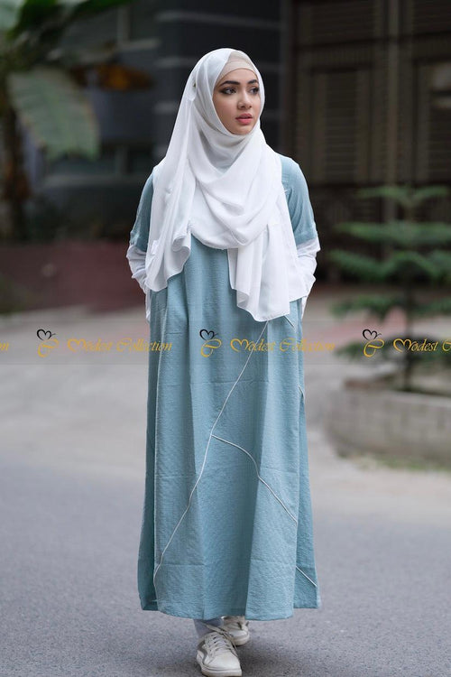 Sports Abaya Mint - Modest Collection