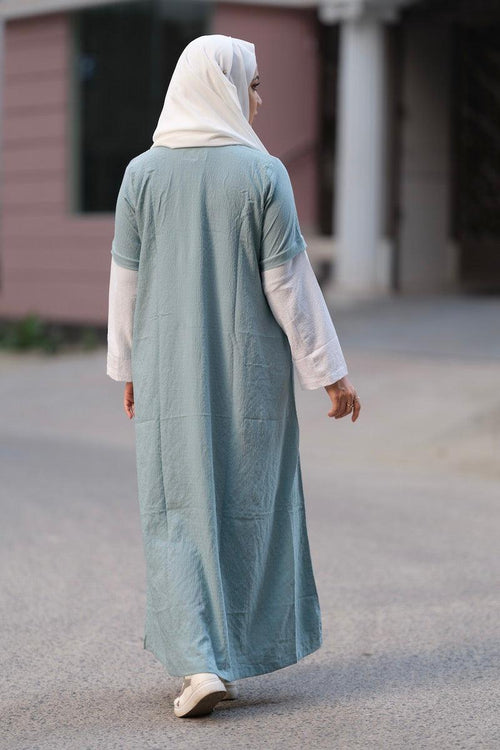 Sports Abaya Mint - Modest Collection