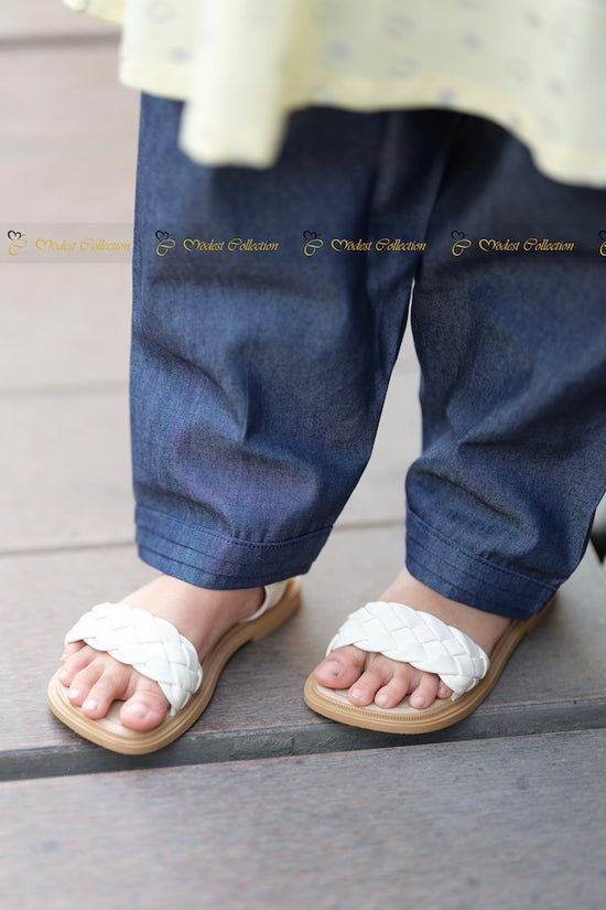 Babygirl's Trousers Denim blue