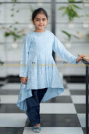 Little Juthi Top Sky - Modest Collection