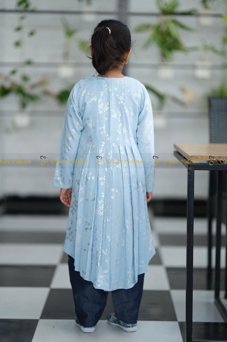 Little Juthi Top Sky - Modest Collection