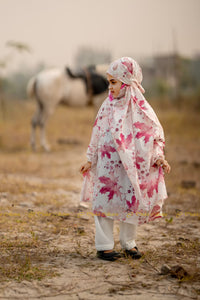 Bareerah Jilbab Pink leaf