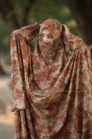 Georgette Khimar Soil Brown