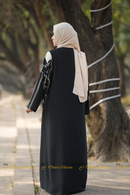 Dual Shade Abaya Monochrome