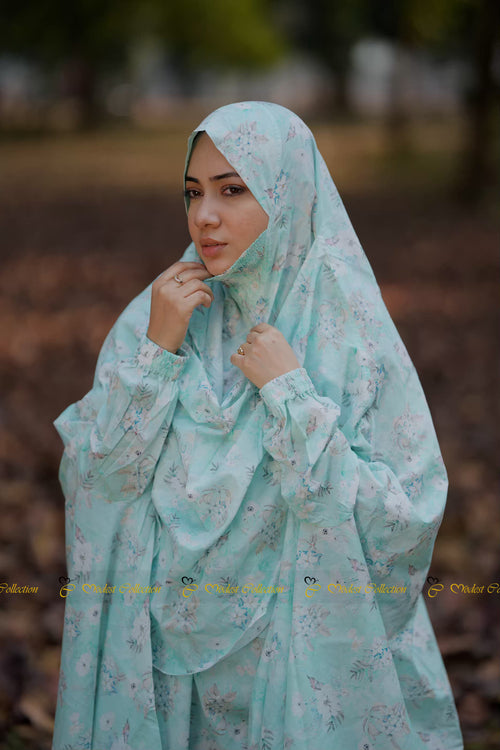 Cotton Khimar Floral Dream
