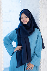 Cotton Hijab Navy