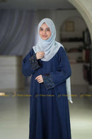 Sequin Abaya Navy