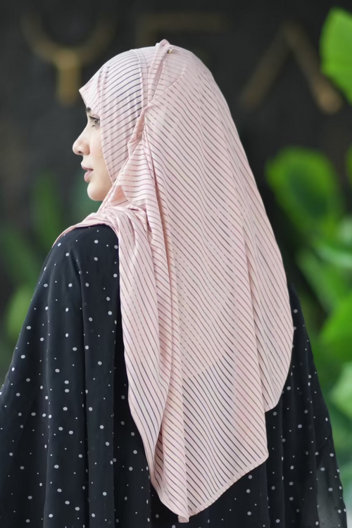 Instant Hijab Skin Striped