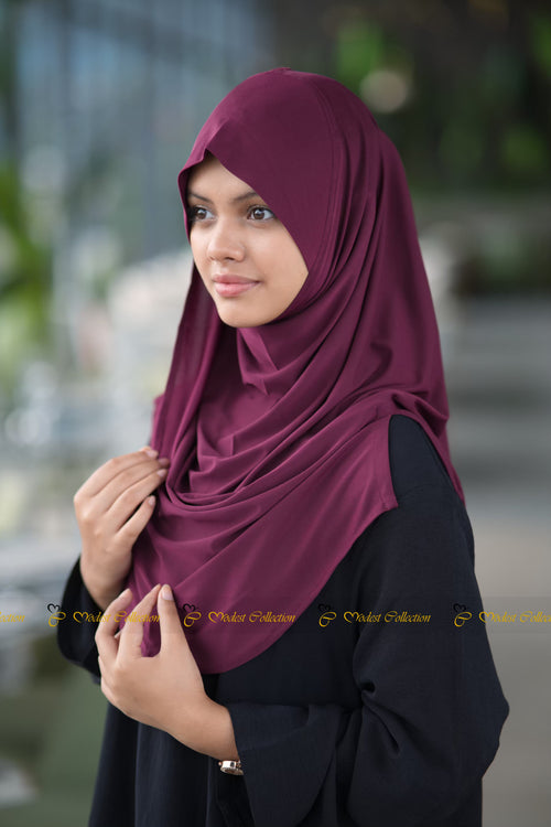 Ready Hijab Maroon for Teen Girls