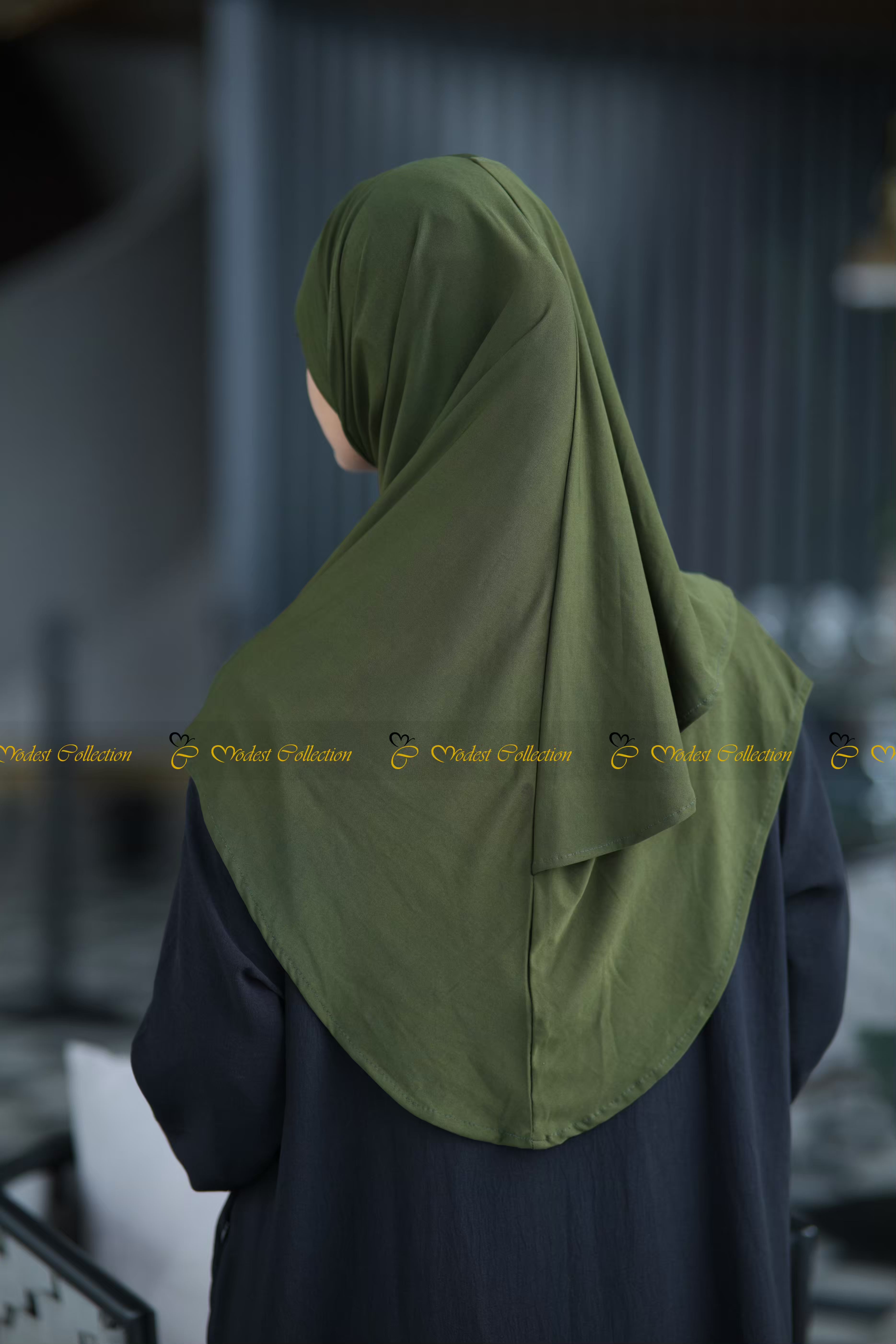 Ready Hijab Olive for Teen Girls