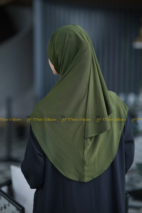 Ready Hijab Olive for Teen Girls
