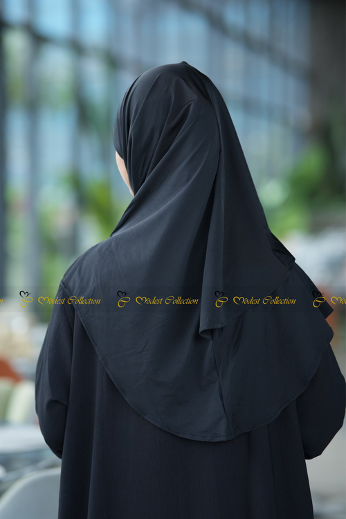 Ready Hijab Black for Teen Girls