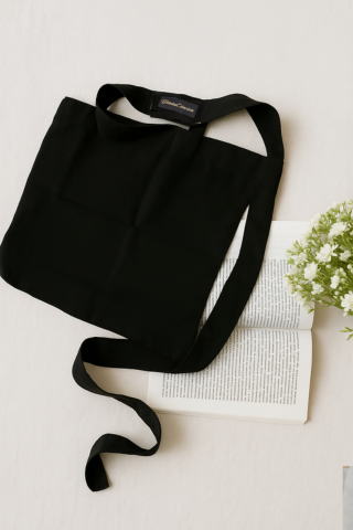 Basic Short Niqab Black