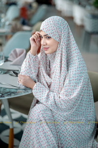 Amaya Niqab attached Jilbab Floral Dream