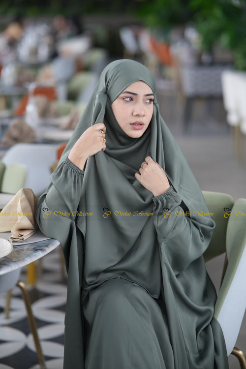 Amaya Niqab attached Jilbab Fern