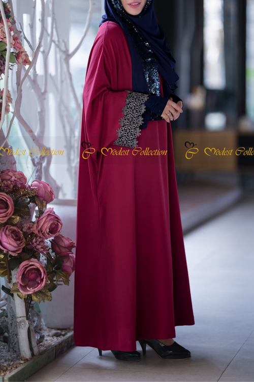 Ameera Abaya Magenta