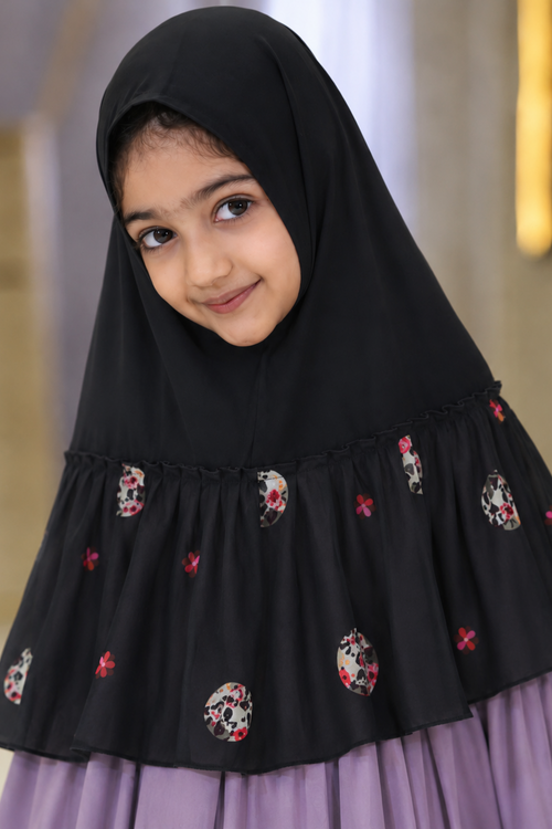 حجاب بيبي بولكا أسود