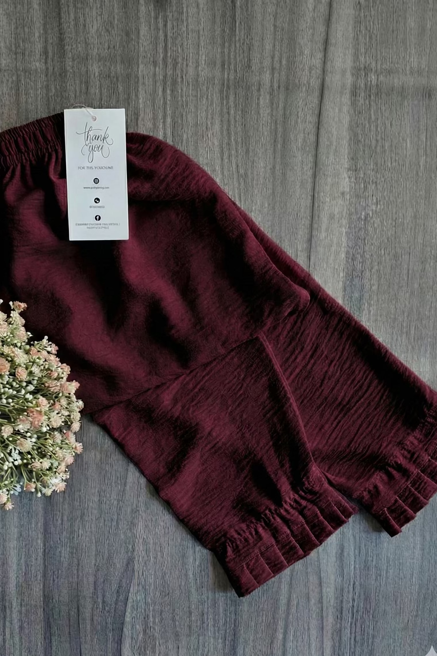 Babygirl's Trousers Berry