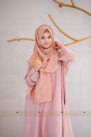 Basic Formal Abaya Dusty Pink