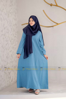Basic Formal Abaya Sky