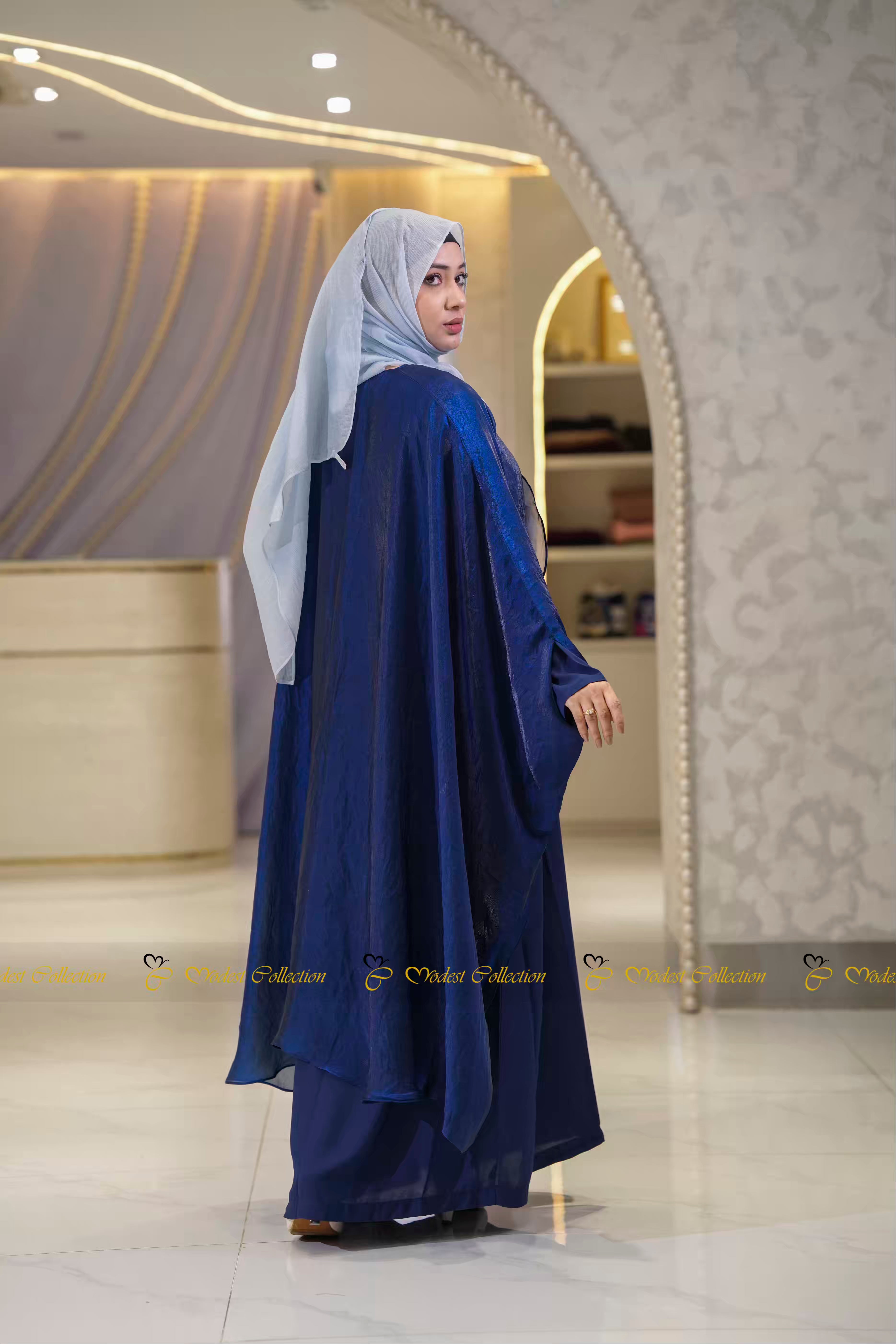 Batwing Shrug Royal Blue