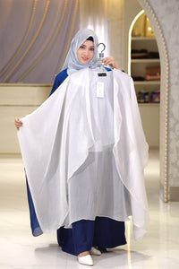 Batwing Shrug White