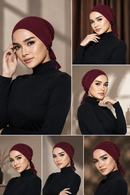 Full Head Cover Under cap with Belt for Muslim Women