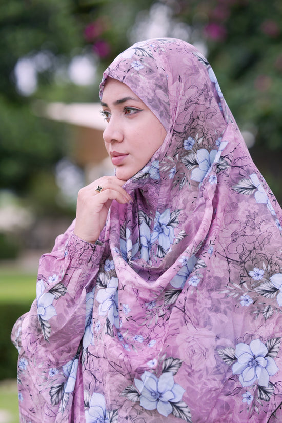 Cotton Khimar Blush