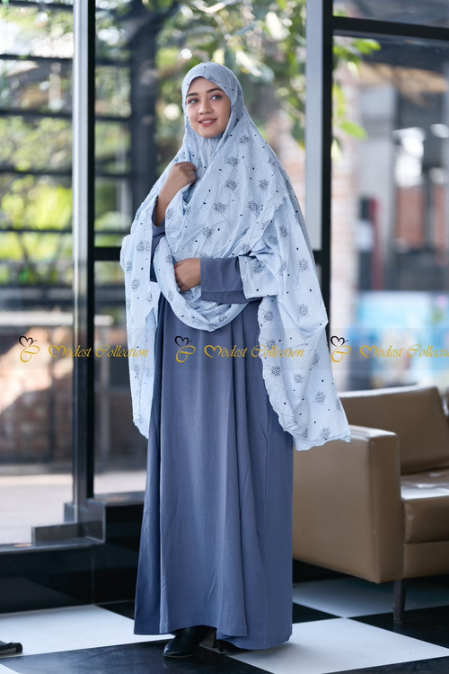 Short Khimar Sky