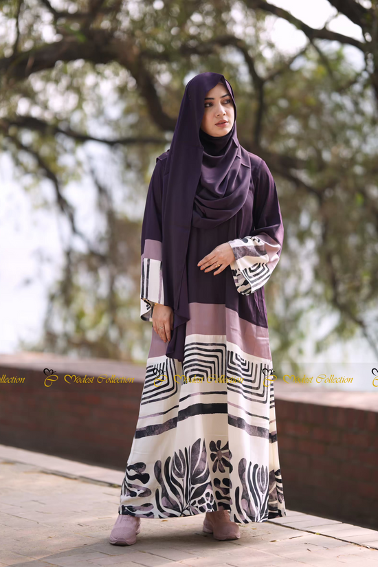 Elena Abaya Purple