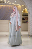 Custom made Elsa inspired abaya gown for Muslim women in Bangladesh