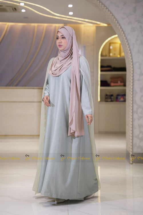 Custom made Elsa inspired abaya gown for Muslim women in Bangladesh