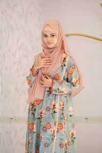 Cotton Ethnic Kurti sea green