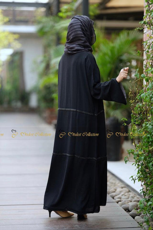 Ferdous Abaya Black - Modest Collection