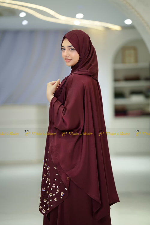 Floret Cape Maroon