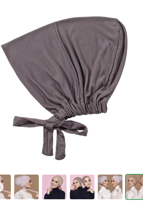 Full Head Cover Under cap with Belt for Muslim Women