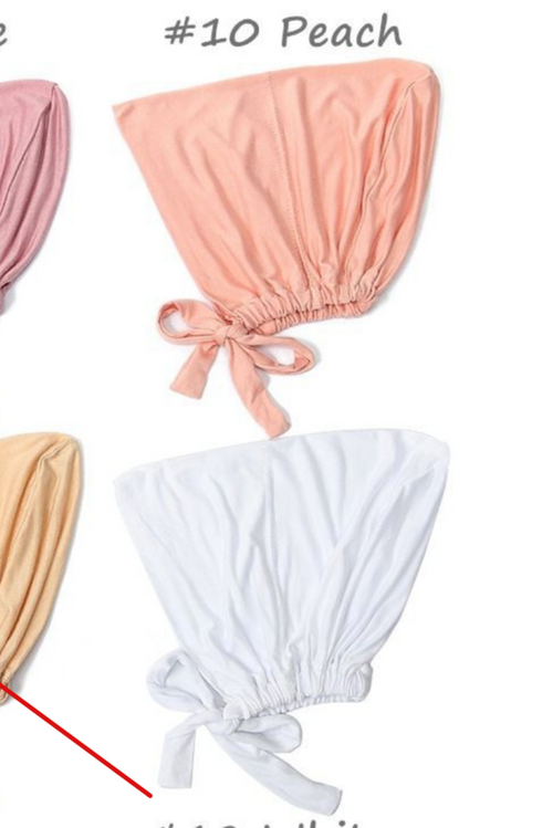 Full Head Cover Under cap with Belt for Muslim Women