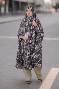 Georgette Khimar Wave