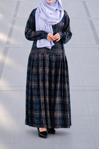 Hania Plaid Modest Dress