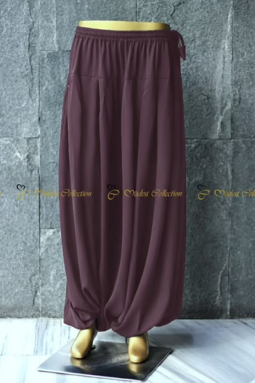 Harem Pants Burgundy