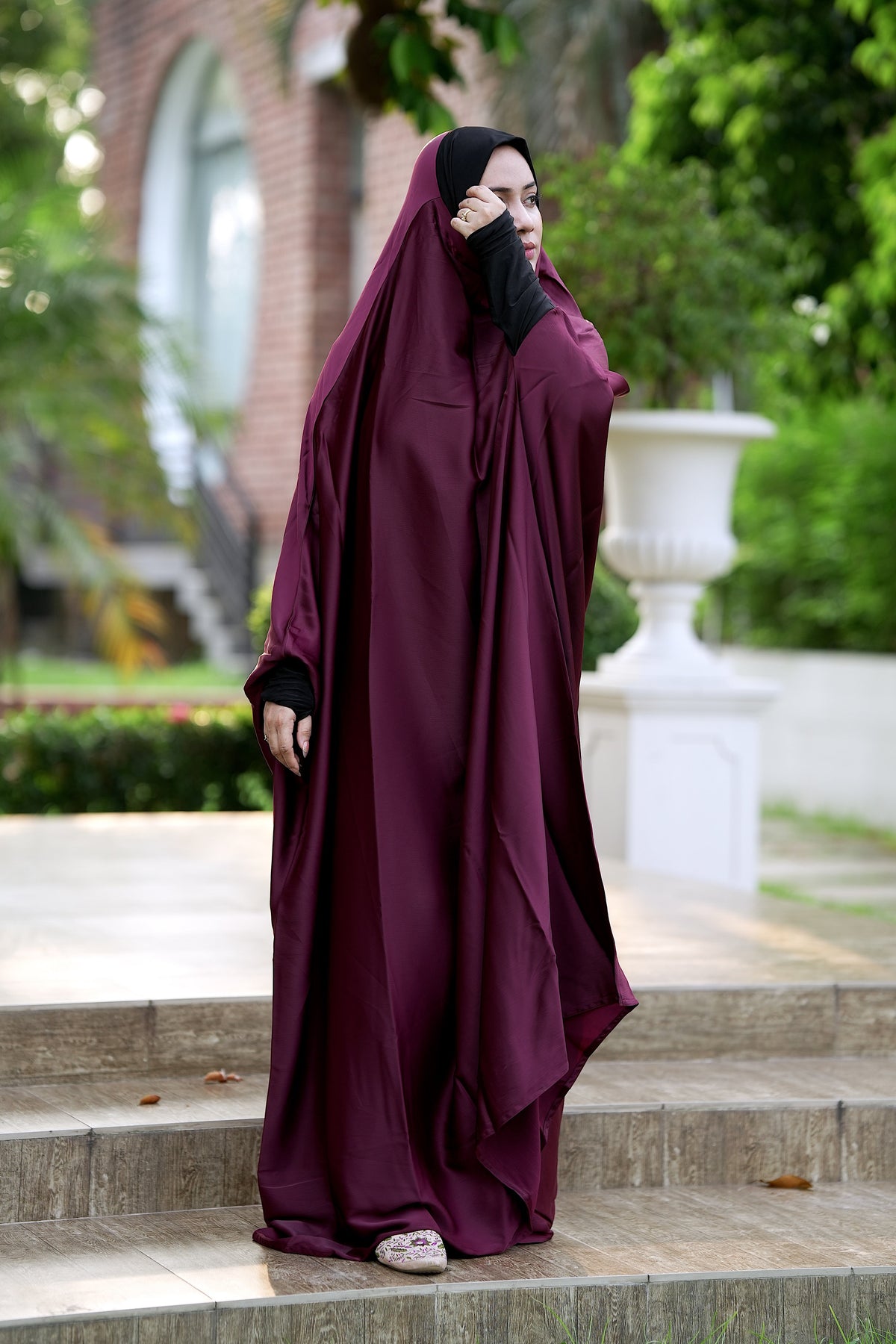 Hoorayn Jilbab Maroon