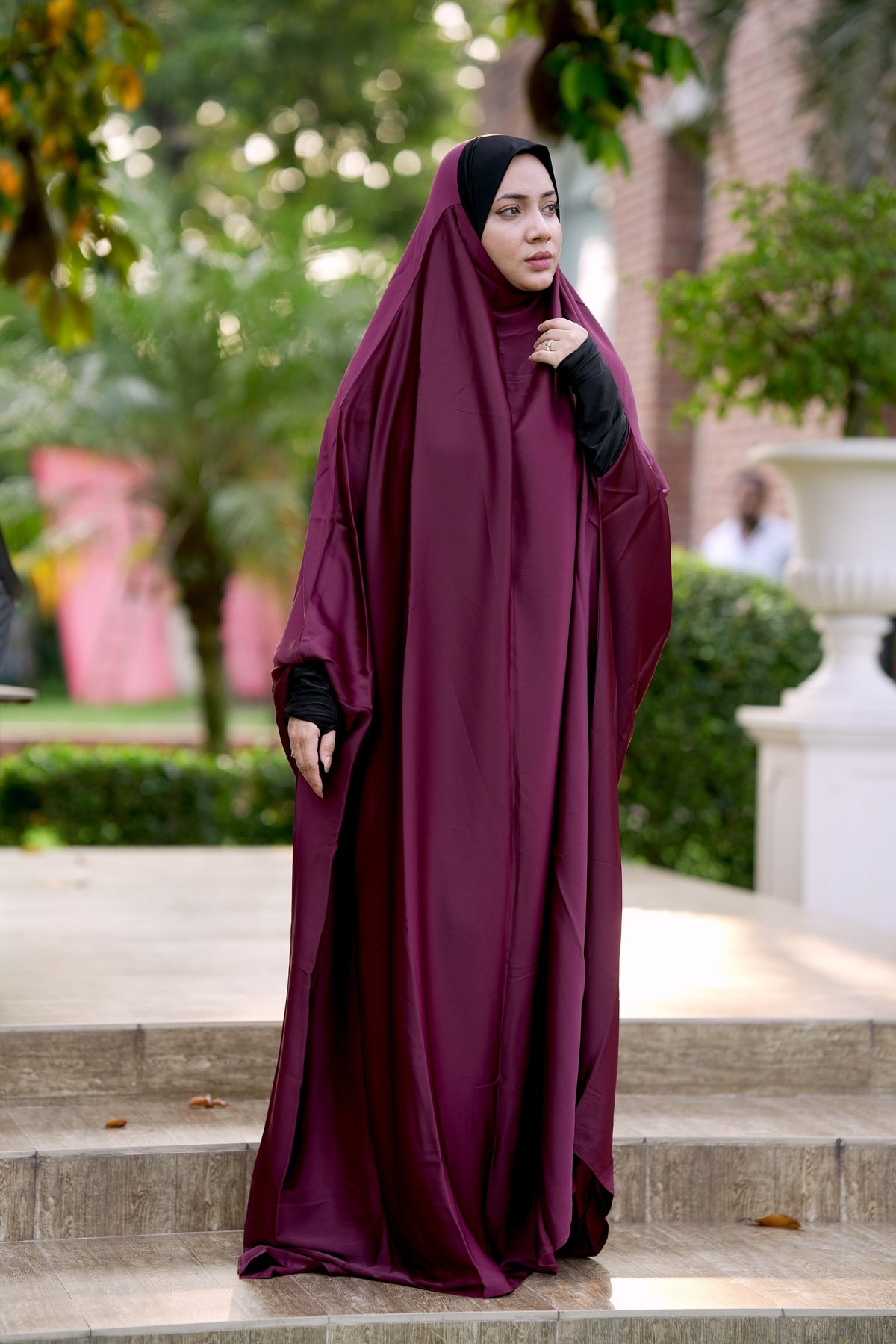 Hoorayn Jilbab Maroon