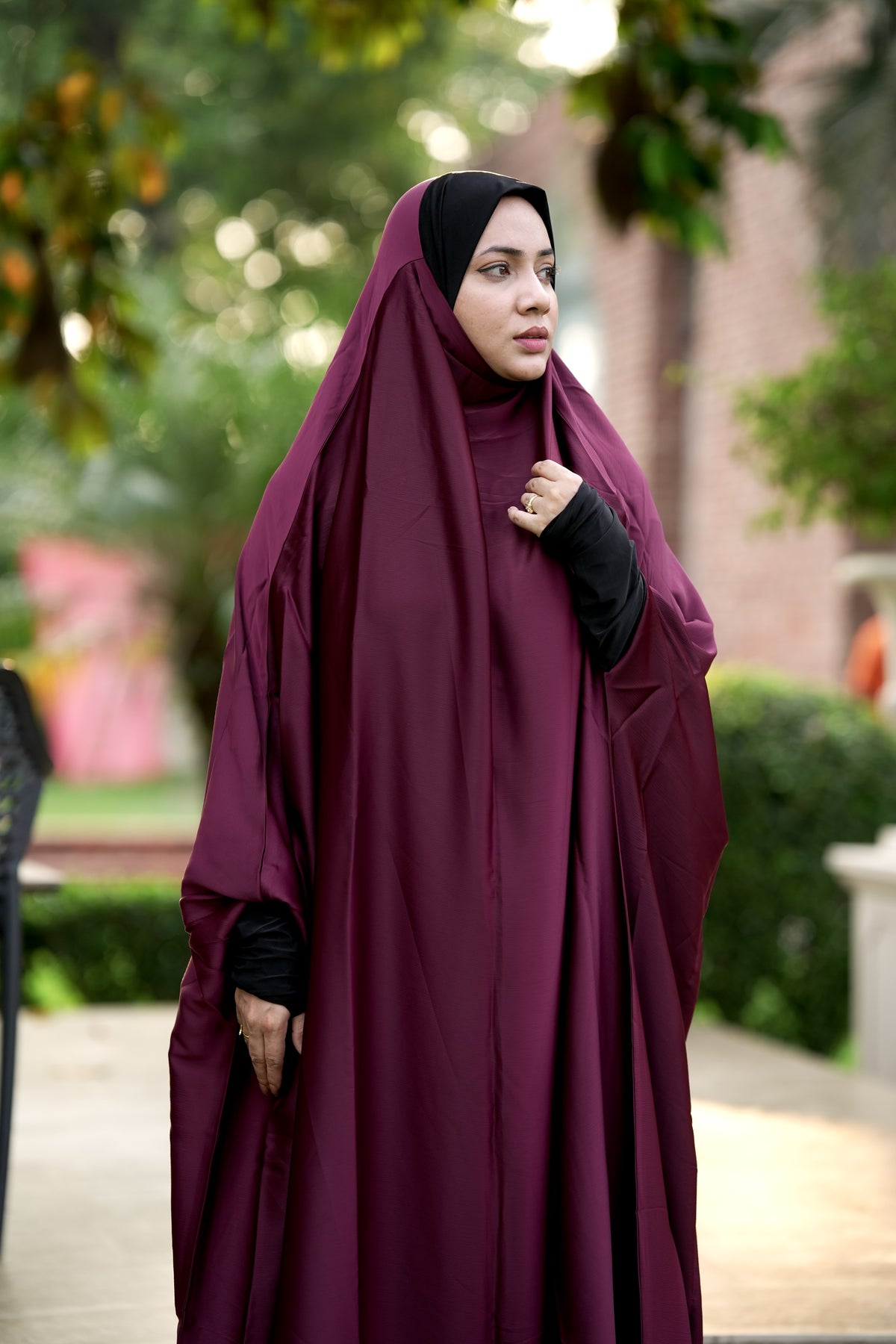 Hoorayn Jilbab Maroon