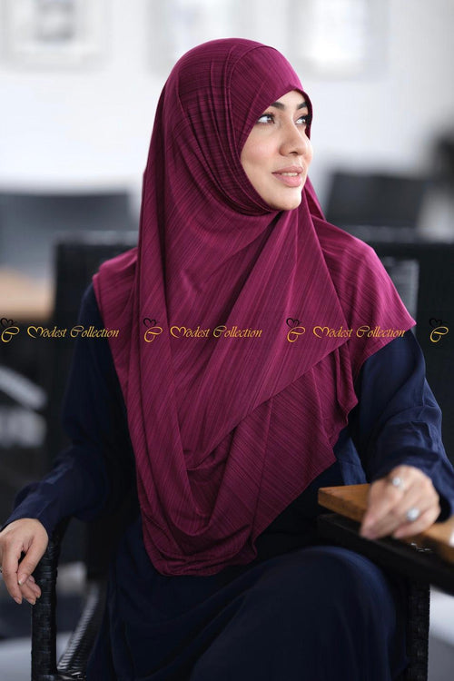 Instant hijab Fuschia - Modest Collection