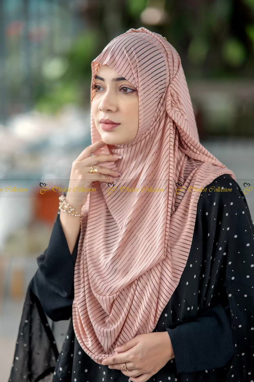 Instant Hijab Skin Striped
