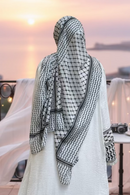 Keffiyyeh Hijab White