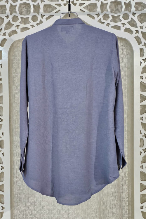 Ladies Formal Shirt Gray